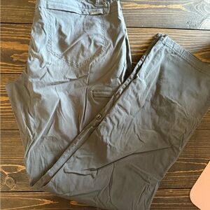 Eddie Bauer Gray Chinos Lightweight Straight Leg